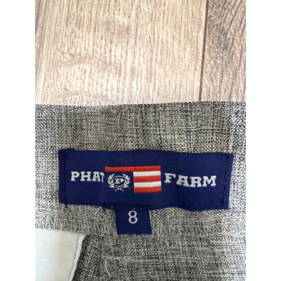 Phat Farm Gray Linen-Blend Pants Size 8 Boys Casual Wear - Picture 3 of 7